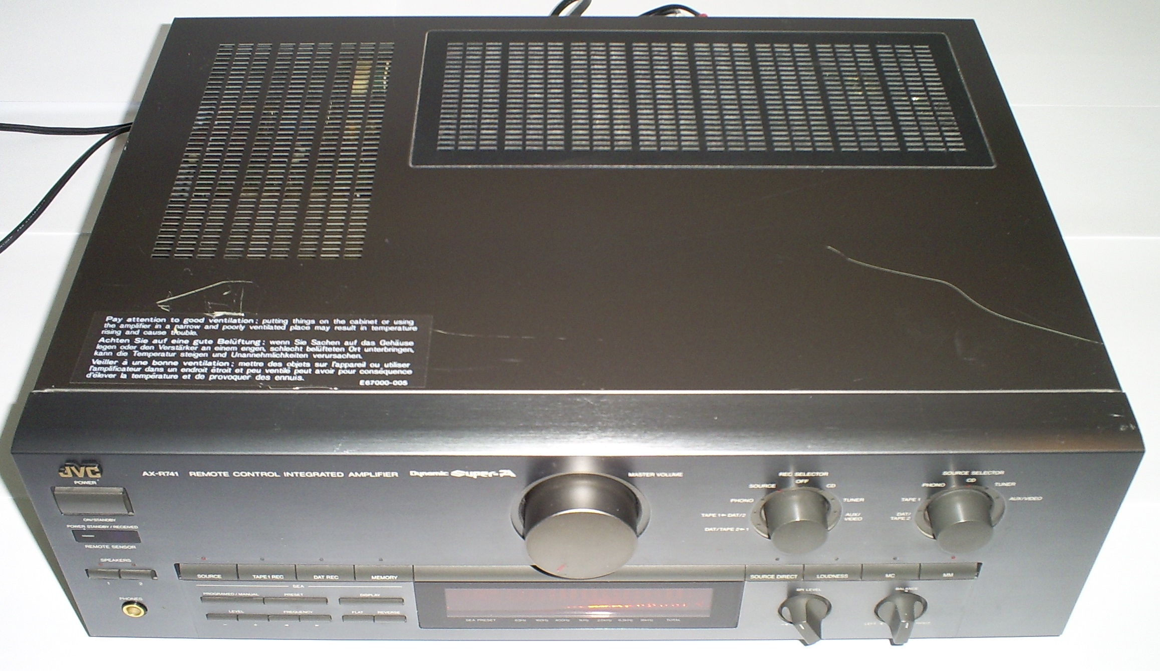 het laatste Bijna dood Thespian Vintage versterker JVC AX-R741 Te Koop